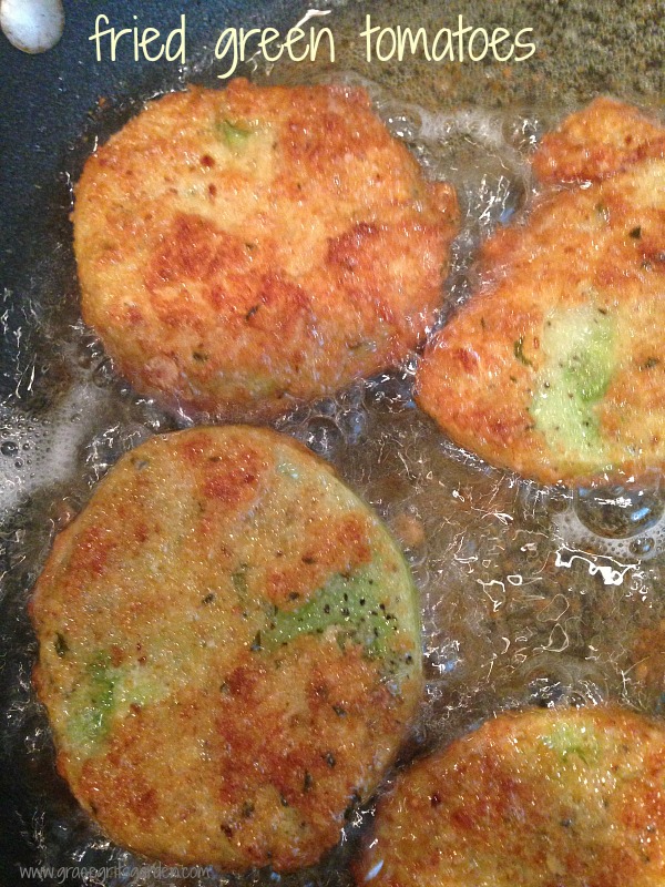 Fried Green Tomato Recipe. Yes! grace grits and gardening