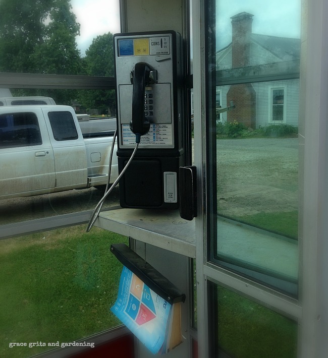 ode to the Pay Phone Booth grace grits and gardening